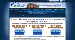 Desktop Screenshot of foreclosurecleanup.propertytransactor.com